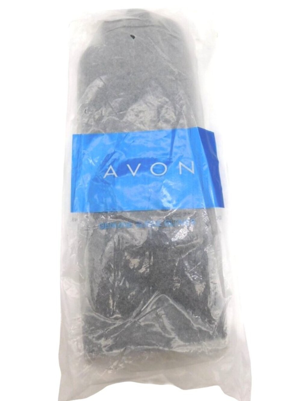 Avon Genuine Suede Gloves Black M/L 8-9 New Sealed 2002